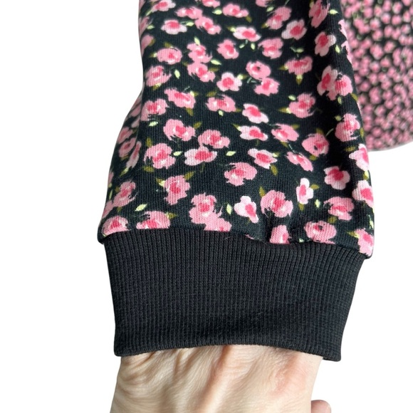 Sandy Liang X Target Pink Ditsy Floral Ruffle Hoodie Pullover - Picture 5 of 13